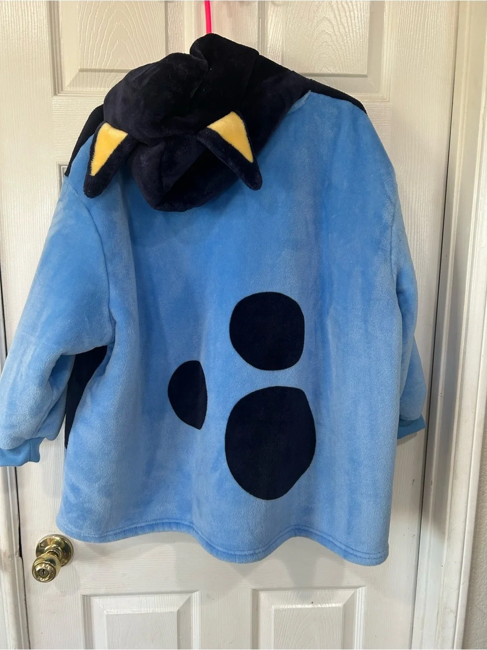 Kids Blue Character Hooded Pullover Jacket